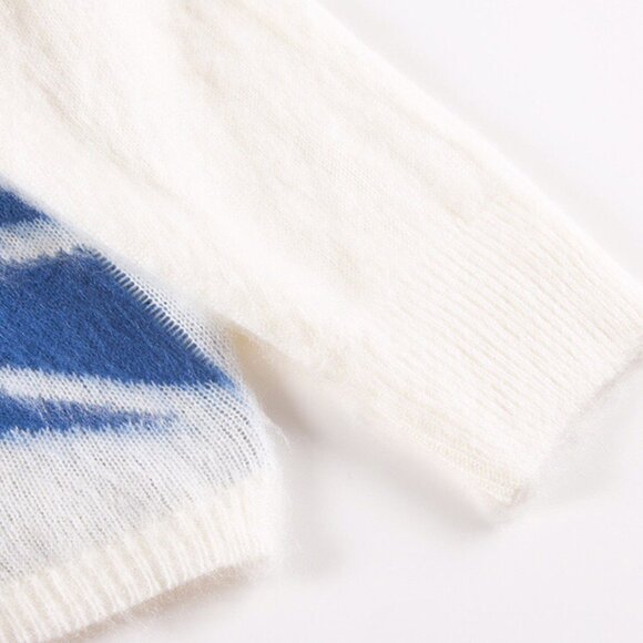 House of Errors  White Mystical Eye Knit Sweater - Picture 6 of 6